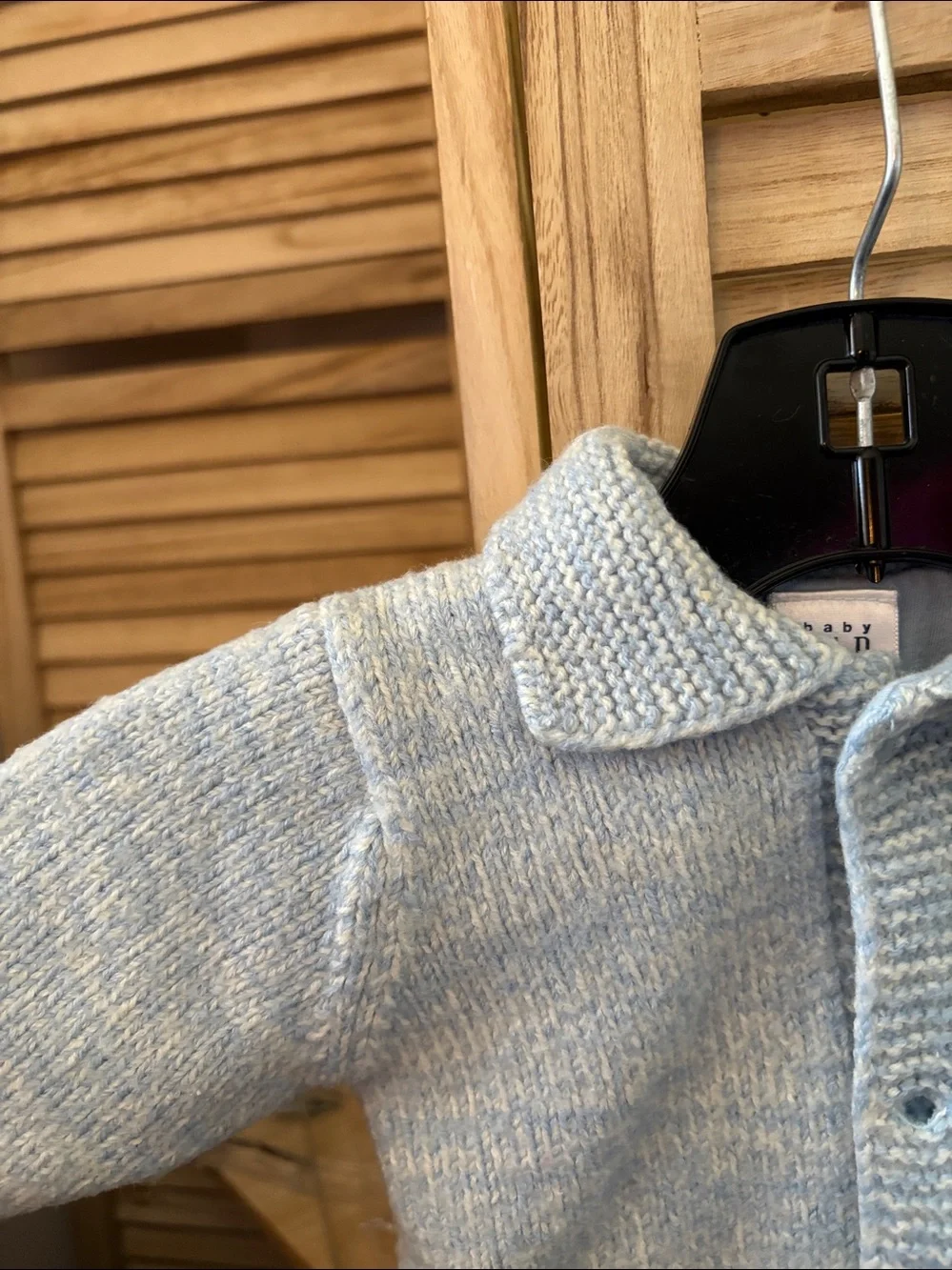 GAP Baby Light Blue Knit Cardigan 6-12 Months